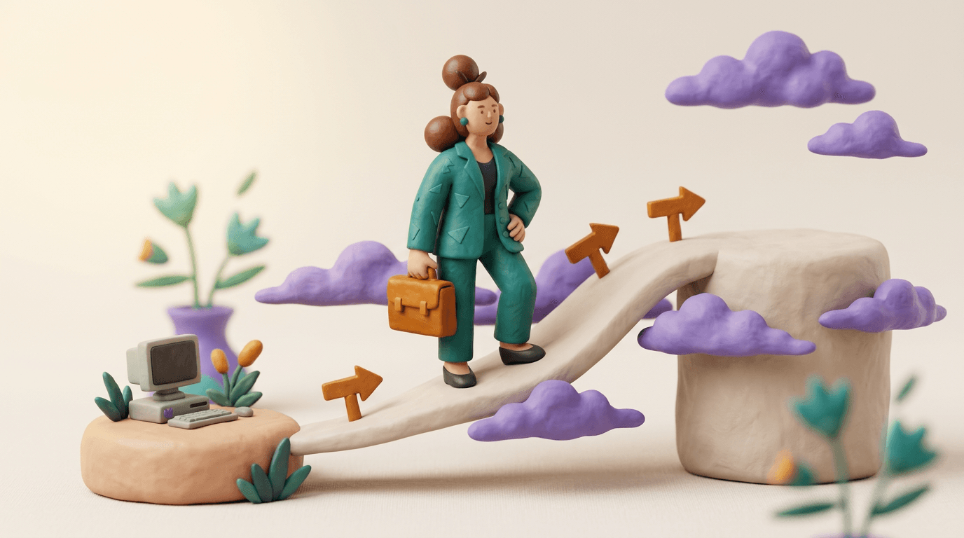 How AI Coaching Helps Mid-Career Professionals Navigate Change